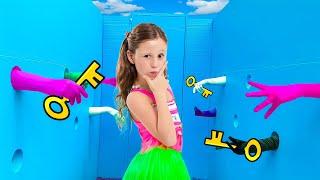 Nastya and dad Mysterious Maze Stories for kids