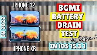 iPhone XR Vs iPhone 12 BGMI Battery Drain Test in 2022Any Difference?