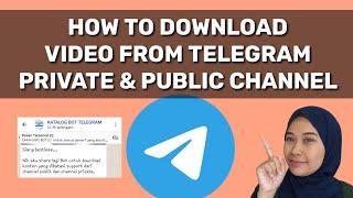 HOW TO SVE VID FROM PRIVATE GC OR CH TELEGRAM