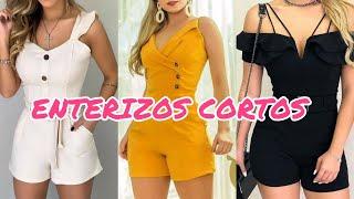 TENDENCIAS CON ENTERIZOS CORTOS DE MODA  ENTERIZOS MONOS CORTOS EN TENDENCIA OUTFITS CON ENTERIZOS