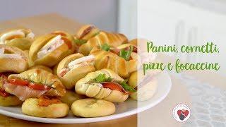 IMPASTO MERAVIGLIOSO PER PANINI CORNETTI SALATI PIZZETTE E FOCACCINE  Natalia Cattelani