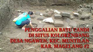 Penggalian Batu Candi di Situs Kolokendang Muntilan Magelang #2