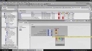 Siemens TIA Portal HMI tutorial - Enable alarm class colors Alarm colors