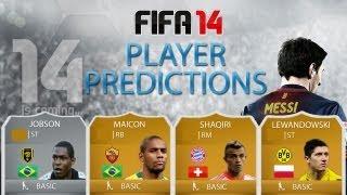 FIFA 14 Ultimate Team Predictions ft Jobson Lewandowski Maicon Shaqiri