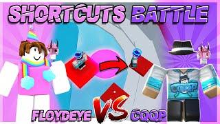 TOWER OF HELL SHORTCUT BATTLE...  CQQP VS FLOYDEYE  ROBLOX