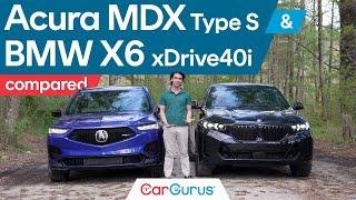 2024 Acura MDX Type S vs 2024 BMW X6 xDrive40i