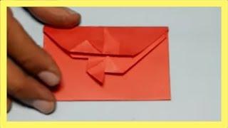 How To Make A Paper Envelope With Blade Flap  Origami Paper Envelope With Blade Flap