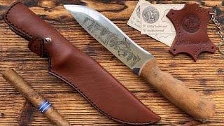 Ножны для ножаKnife sheath из кожи Краст от #wildleathercraft