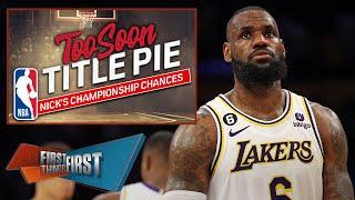 LeBron Lakers challenge reigning champion Nuggets in Too Soon Title Pie  NBA  FIRST THINGS FIRST