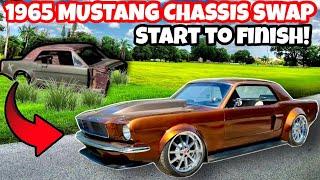 65 MUSTANG CHASSIS SWAP ON MODERN FRAME HOONICORN ELEANOR TRIBUTE HOT RAT ROD START TO FINISH