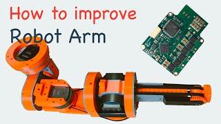 How to improve the Robot Arm MIT mini Cheetah style