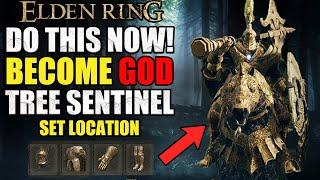 Elden Ring How To Get Secret Legendary Armor *TREE SENTINEL* BECOME GOD - ARMOR LOCATIONQUEST GUIDE