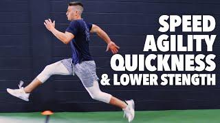 Baseball Speed Agility Quickness and Lower Body Strength Workout PHASE 1