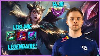 KCB ABBEDAGGE LEBLANC VS RYZE MID DOUBLE KILL LÉGENDAIRE - EUW MASTER - PATCH 14.10