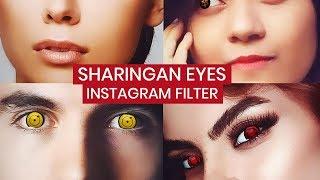 How to get Naruto Sharingan Eyes Instagram Filter?