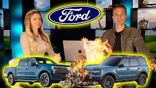 Ford is refusing to fix Aprils Bronco the correct way to prevent a FIRE & is losing huge on EVs