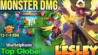 LESLEY BEST BUILD IN 2022  TOP GLOBAL LESLEY Shafieiphone - MOBILE LEGENDS