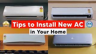 Tips to Install New AC in Your Home️