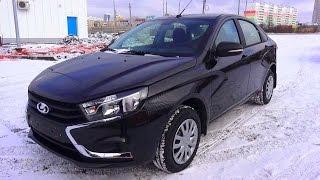 2016 Lada Vesta Classic 1.6 МТ. Start Up Engine and In Depth Tour.