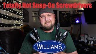 Williams Not Snap-On Screw Drivers