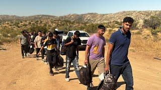 Captamos detención masiva de migrantes que intentaban cruzar a EEUU