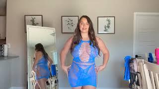 TRANSPARENT Fishnet TRY ON Haul with Mirror View  Jean Marie Try On