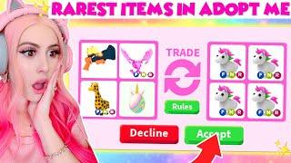 I ONLY Traded Items That Will NEVER COME BACK To Adopt Me... Roblox Adopt Me Trading