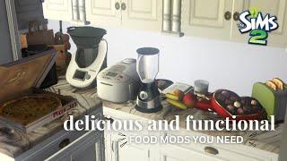 functional custom food mods you NEED that add realism  sims 2 cc finds #sims2