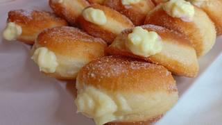 BOMBOLONI ALLA CREMA SOFFICISSIMI - GONFI E LEGGERISSIMI