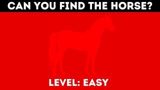 Can You See The Horse? - 98% FAIL  How Good Are Your Eyes?