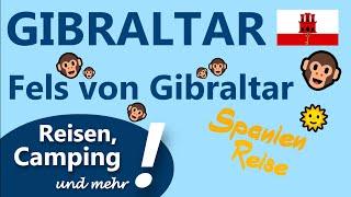 Fels von GIBRALTAR Affenberg britisches Überseegebiet Vereinigtes Königreich GB  ReiseVlog #13