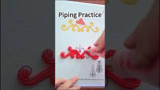 kowanii Piping Tips Practice Guide Sheets Board 250+ Cake Decorating Tips Techniques Tutorial