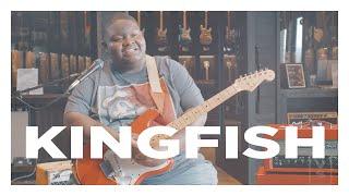 Christone KINGFISH Ingram plays a 57 “Aqua Strat on the Vault Sessions Season 3 Premiere