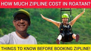 Zipline Adventure in ROATAN HONDURAS full information must watch before doing it