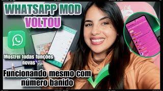 SAIUNOVO WHATSAPP MOD FUNCIONANDO MESMO COM NÚMERO BANIDO em português