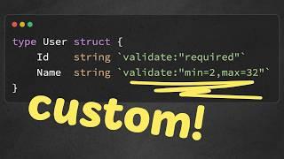 Creating custom struct tags in Golang is awesome