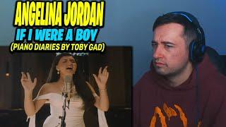 Angelina Jordan - If I Were A Boy Piano Diaries by Toby gad REACTION