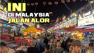 KUALA LUMPUR JALAN ALOR MALAYSIA DAN SEKITARAN NYA SAAT MALAM