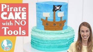 Pirate Cake with No Tools