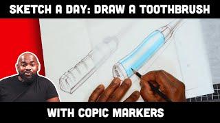 Sketch A Day by Spencer Nugent Toothbrushes