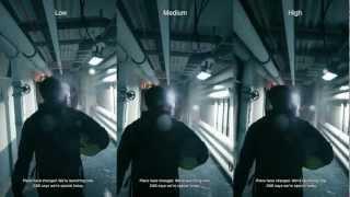 Battlefield 3 Quadro 2000 graphics settings comparison