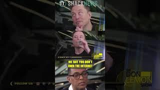 You desperately want censorship - Elon Musk to Don Lemon #elonmusk #donlemon #censorship