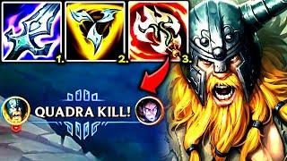 OLAF TOP CAN LITERALLY 1V5 THE FULL ENEMY TEAM UNSTOPPABLE - S14 Olaf TOP Gameplay Guide