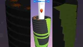 Stack Ball 3d  Pro level gameplay Androidios  speed challenge #shorts #gaming #stackball3d