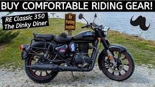 RE Classic 350 at 9000 Miles - Comfortable Gear - The Dinky Diner - Wahoo