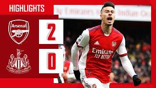 HIGHLIGHTS  Arsenal vs Newcastle United 2-0  Premier League  Saka Martinelli