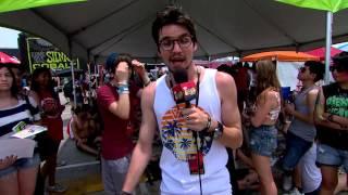 Damon Fizzy and Vincent Cyr at the Shade Tent Live 2014 Vans Warped Tour
