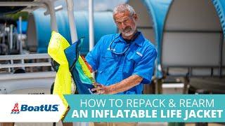 How To Rearm & Repack Your Inflatable Life JacketPFD  BoatUS