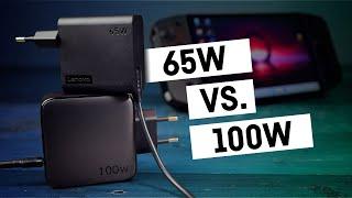 Is The LEGION GO getting more FPS with a 100W Charger?