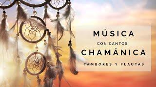 Música CHAMÁNICA para MEDITAR y realizar RITUALES  con TAMBORES FLAUTAS y CANTOS